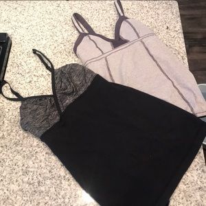 TWO Lululemon Work Out Tops